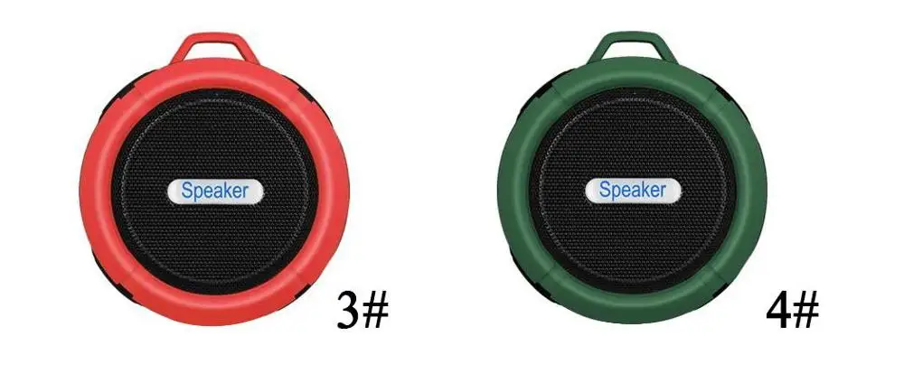 Водонепроницаемый Bluetooth динамик для душа C6 с мощным драйвером, долгим временем работы от аккумулятора и микрофоном, съемным вакуумным креплением в розничной упаковке.