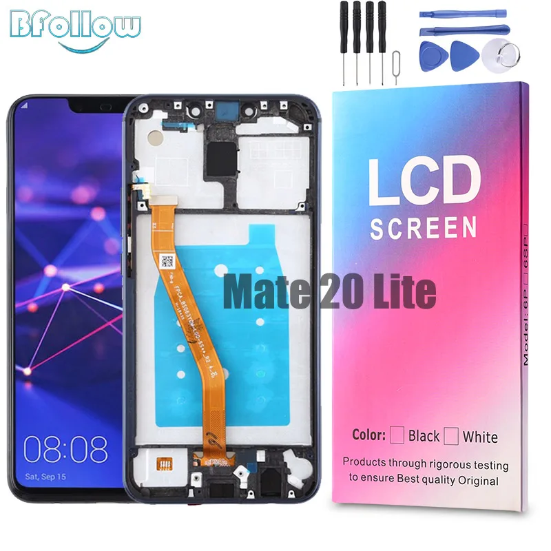 BFOLLOW ЖК-дисплей для huawei mate 20 Lite AAA дигитайзер сборка экрана Замена инструмент для фиксации