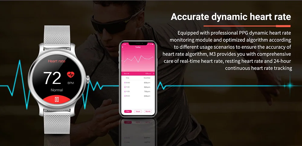 RUNDOING R2 Полный Круглый экран сенсорный для женщин Смарт часы для мужчин Bluetooth звонки, музыка трекер сердечного ритма Спорт smarttwacth Запись голоса