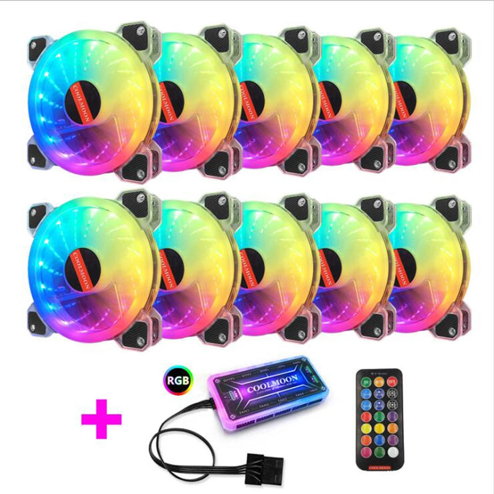 120 мм ПК компьютер RGB вентилятор 5 в музыкальный ритм A-RGB шасси тихий аура