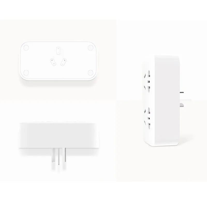 Xiaomi Mijia удлинитель портативный Преобразователь адаптер 2USB разъем для быстрой
