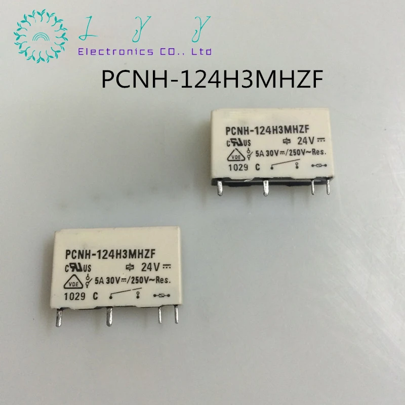 

New 10pcs/lot PCNH-124H3MHZF DC24V 4pin 5A PCNH-112D3MHZ-12V