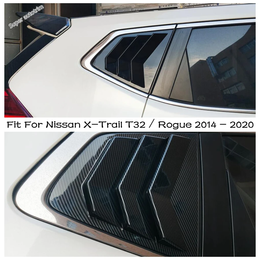 

Rear Window Louver Shutter Trim Car Tunning Panel Side Air Vent Cover Accessories Fit For Nissan X-Trail T32 / Rogue 2014 - 2020