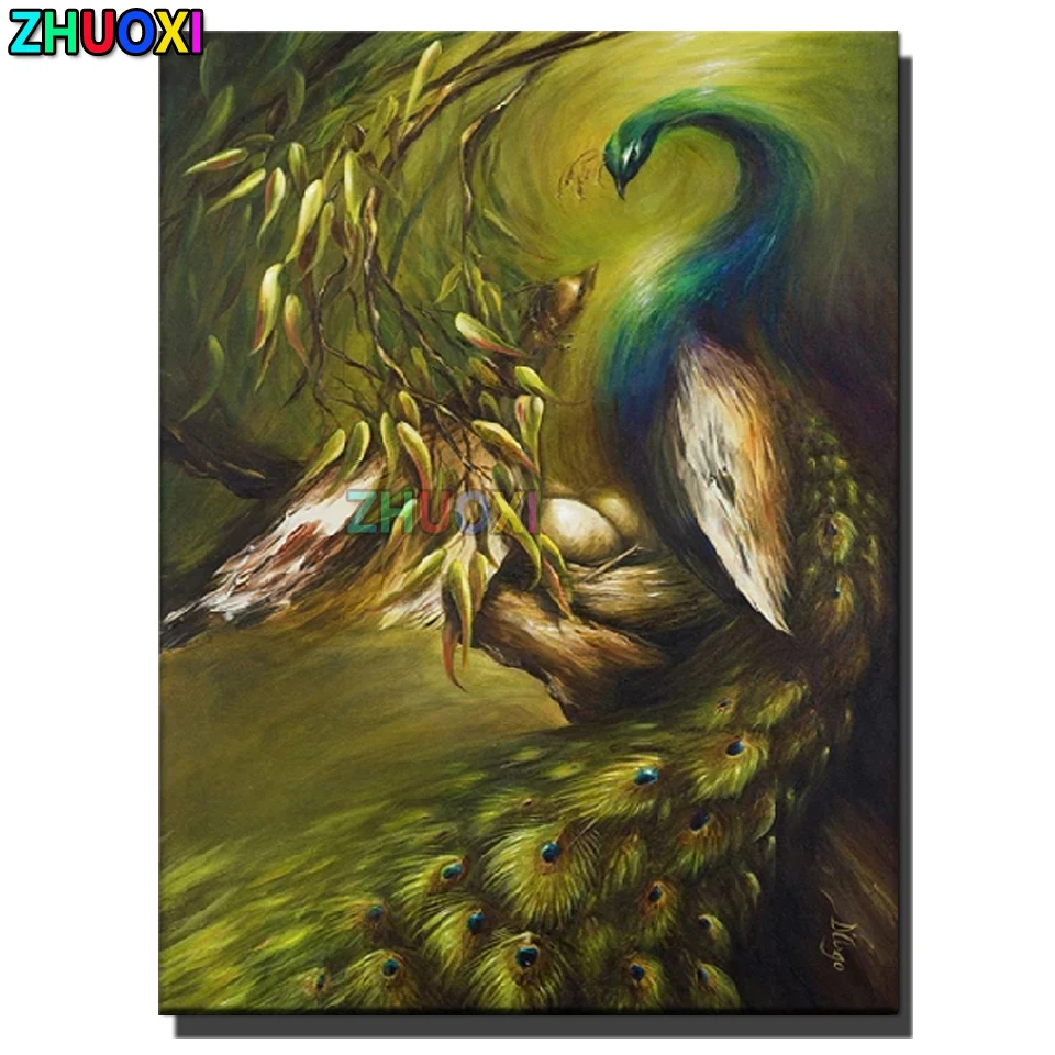 

Алмазная живопись, животные, павлин, 5D, сделай сам, полная вышивка, стразы, вышивка крестиком, Алмазная мозаика, поделки для взрослых