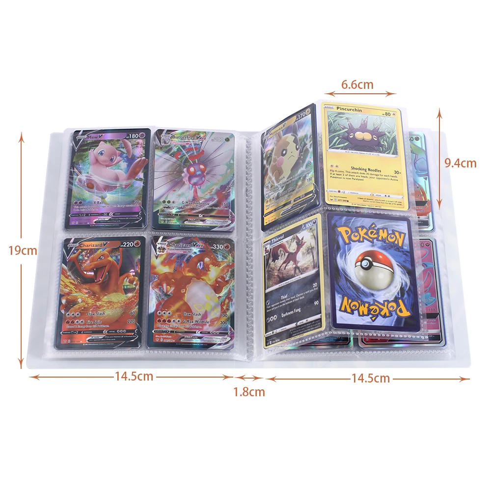 

27Styles 240Pcs Holder Album Toys For Novelty Gift Pokemon Cards Book Album Book Top Loaded List Playing Cards
