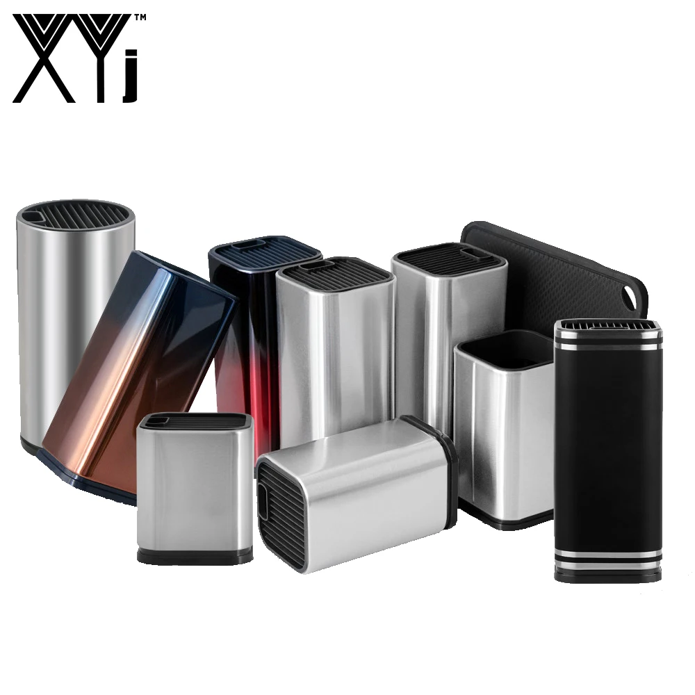 XYj подставка для ножей из нержавеющей стали цветная коробка хранения кухонных