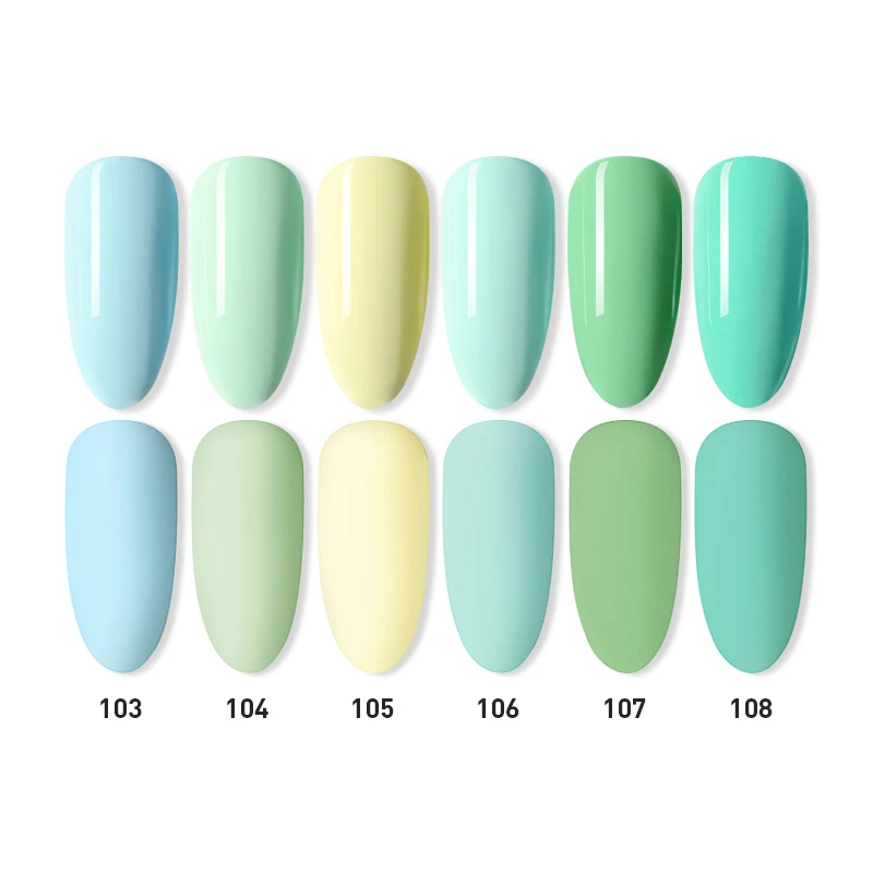 Beautilux Гель для ногтей Набор Весна Макарон Мороженое Цветной набор цветов Nail Art