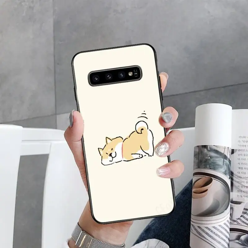 

Dog Shiba Inu color Phone Case For Samsung Galaxy S5 S6 S7 S8 S9 S10 S10e S20 edge plus lite