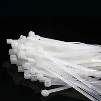 100pcs width of gb white self locking plastic nylon tie 5x300cable tie fastening ring3x200 cable tie zip wraps strap nylon cable