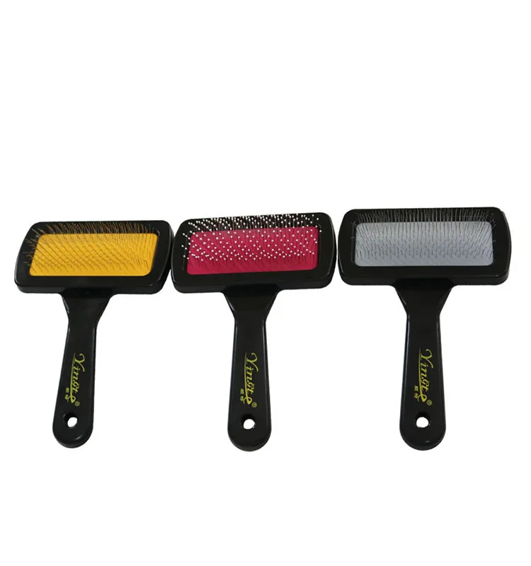 

dog cat comb stainless steel brush self cleaning smoother pet beauty hair removal comb pet beauty products