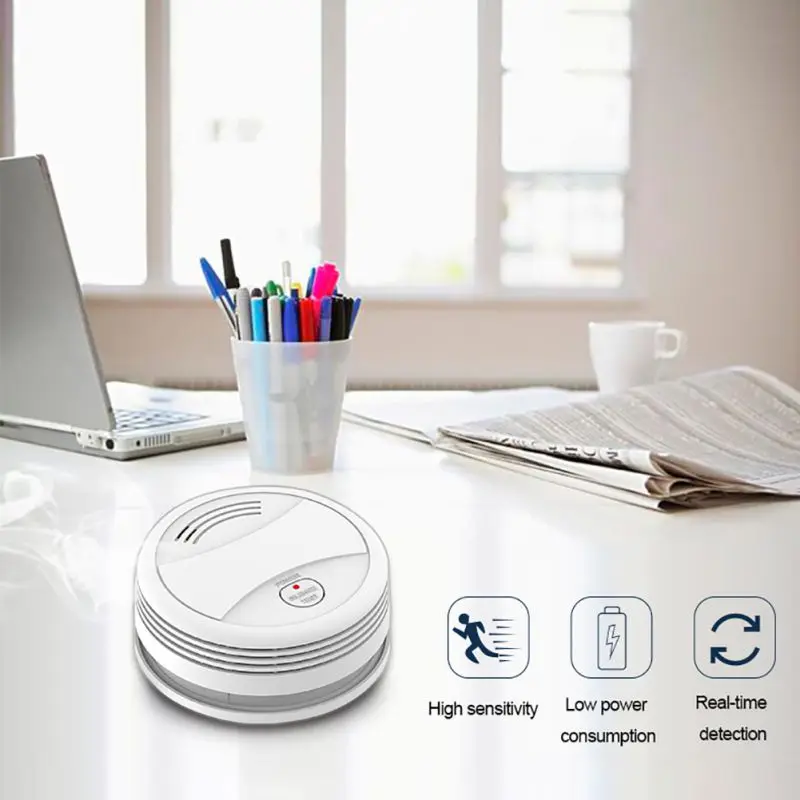 Практичный Wi-Fi детектор Интеллектуальный дымовой сигнализации домашний независимый отель умная жизнь Интеллектуальный дымовой сигнализации