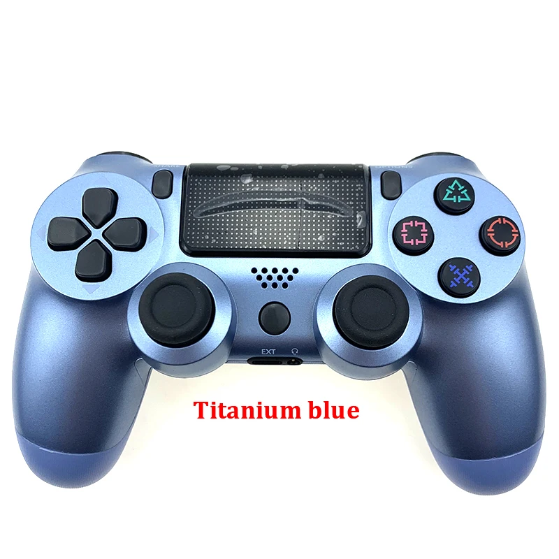 Titanium blue Беспроводной Bluetooth игровой контроллер для PS4 двойной шок вибрации джойстик геймпады для PS3 консоли для playstation 4 Замена - Цвет: Titanium blue