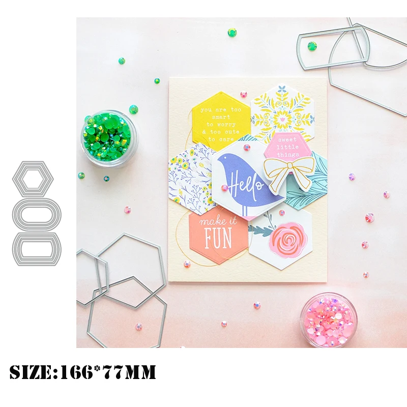 

New Metal Cutting Dies and Stamps For 2021 DIY Scrapbooking Photo Album Oval Frame Stencils Embossed Paper Card Making Craft