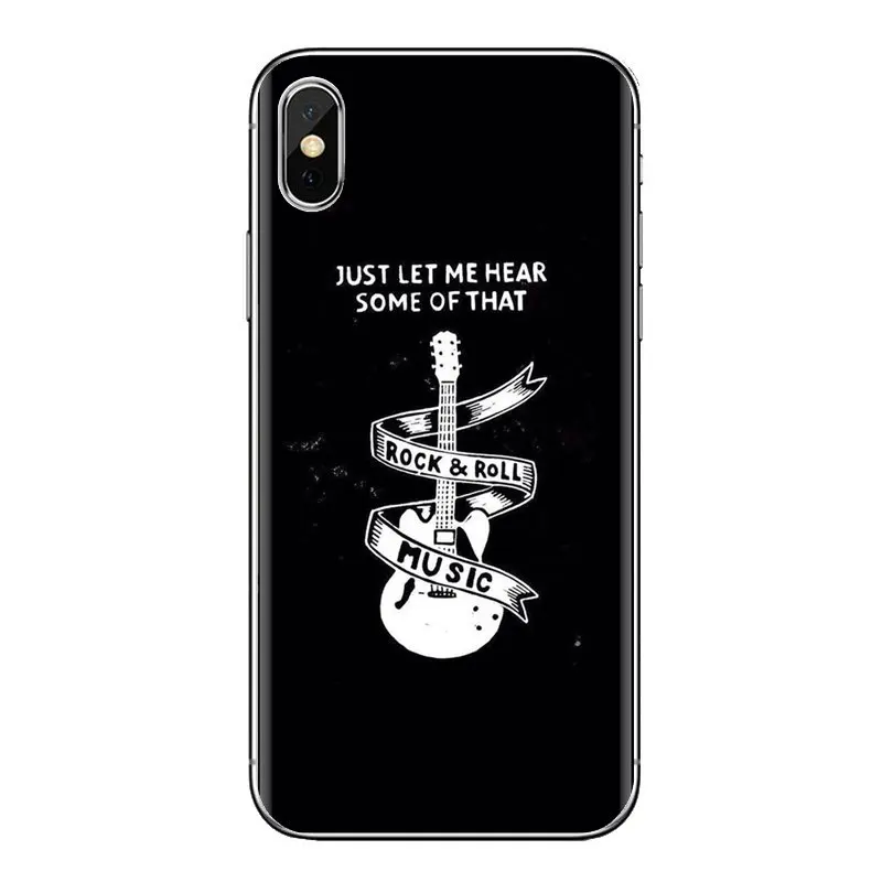 For Huawei G7 G8 P7 P8 P9 P10 P20 P30 Lite Mini Pro P Smart Plus 2017 2018 2019 Chord Guitar Transparent Soft Shell Covers |
