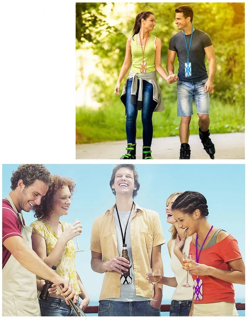 

Universal 4.7-6.5in Silicone Cell Phone Lanyard Holder Case Cover Phone Neck Strap Necklace Sling For Smart Mobile phone lanyard
