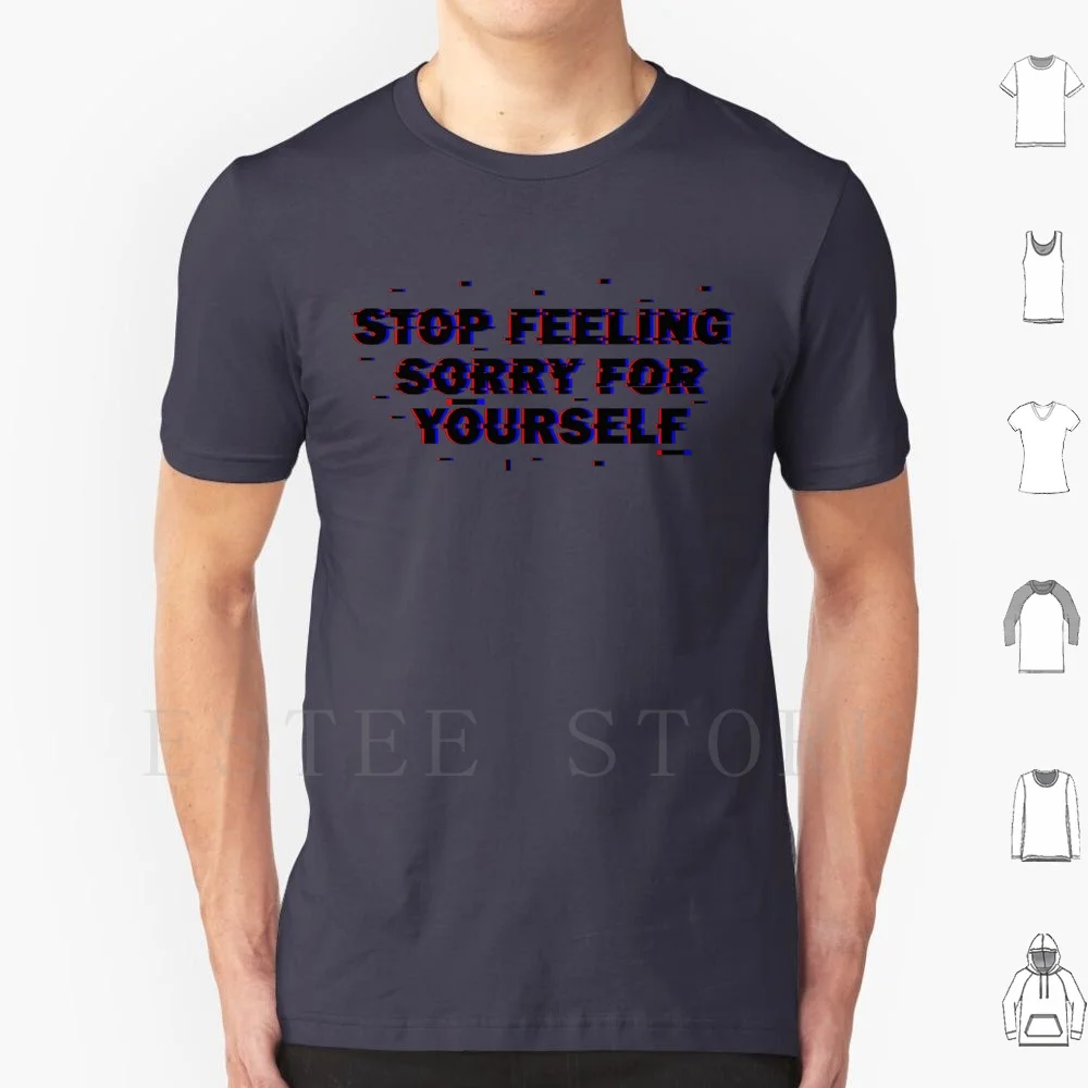 Stop Feeling Sorry For Yourself T Shirt Print Cotton Shouto Tout Pourrait All Might Izuku Midoriya My Hero Samourai Champloo