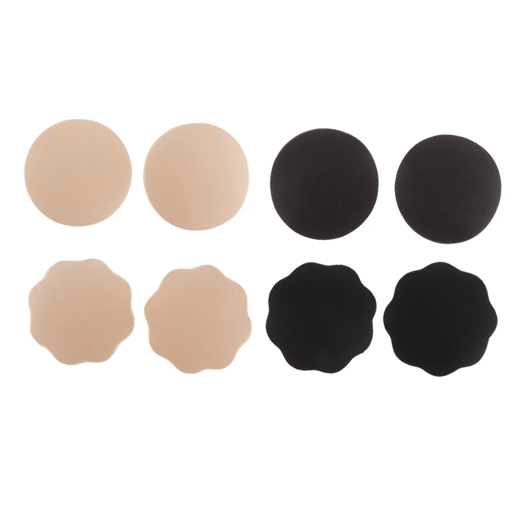 

1 Pair of Nippleless Cover Premium Adhesive Breast Petal Flower Shaped Nipple Cover Concealer Pads