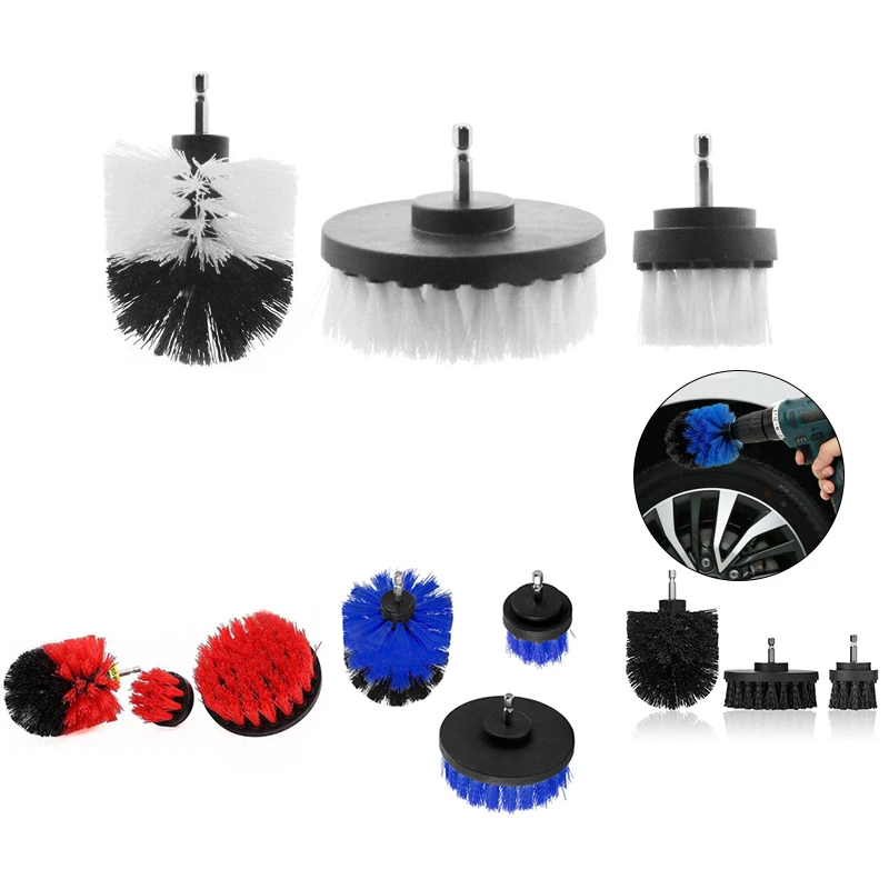 

Electric drill brush tool brush kitchen electric cleaning brush three-piece floor brush head electric brush head S9C1769