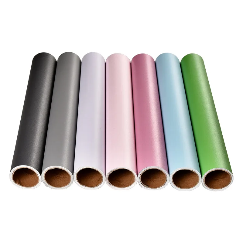 Наклейки на стену 5 м одноцветные матовые виниловые самоклеющиеся обои Сделай