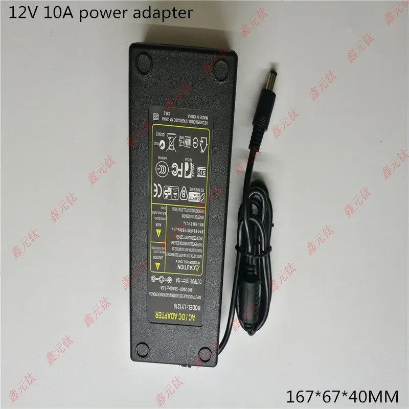 Трансформаторы освещения 12V 7A 8A 10A UK US EU AU plug ac/dc 100-240v to 12 led ленточный адаптер питания 84w 96w 120w Black drive power