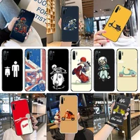 vespa scooter phone case for huawei p40 p20 p30 mate 40 20 10 lite pro nova 5t p smart 2019