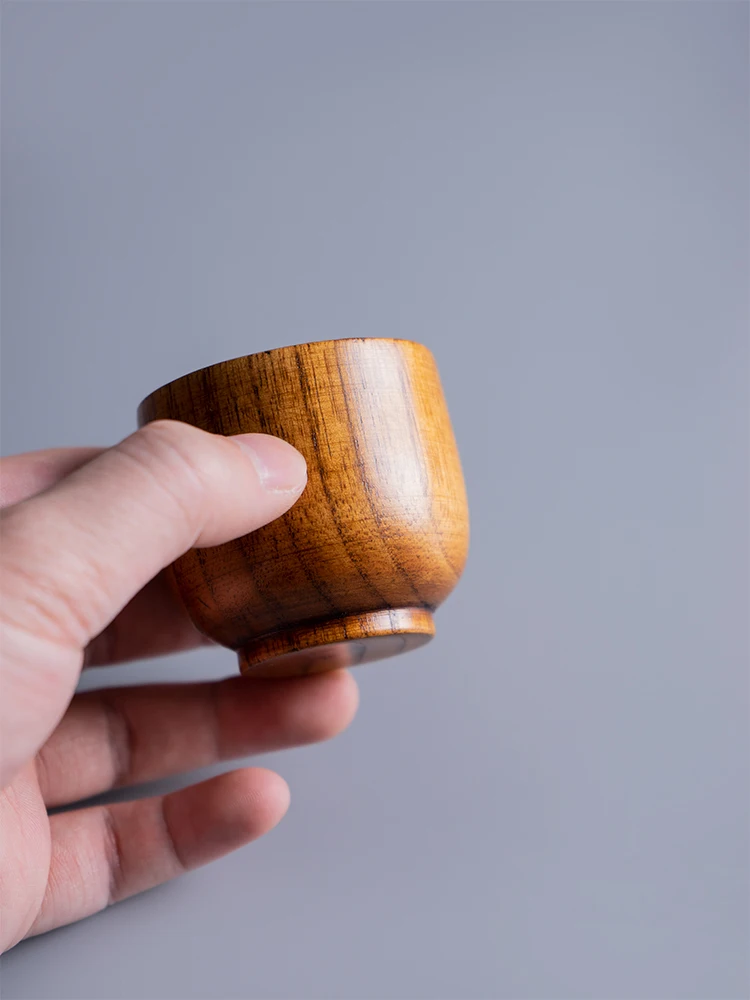 

Christmas Mini Natural Wooden Coffee Mug Retro Capacity Tea Water Beer Coffee Cup Classic Wood Drinking Mug Tea Mugs 50MKB60