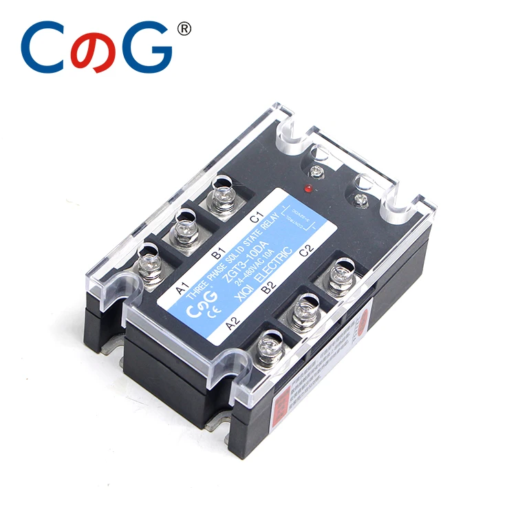 CG 3 фазы 10A 25A 40A DA трехфазный SSR 3-32 В DC контроль 24-480 В AC твердотельное реле SSR AC три DC-AC