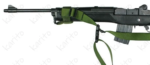 Спартанская стальная стропа для оружия QD Вертлюги с ружером Blued Mini-14 переходник