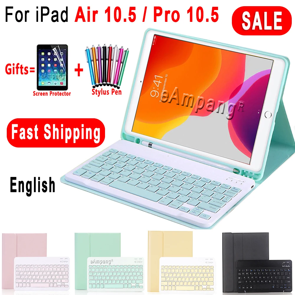 Чехол для клавиатуры Apple iPad Air 2019 3 го поколения Pro 10 5 2017 слот ручки A1701 A1705 A2152 A2153