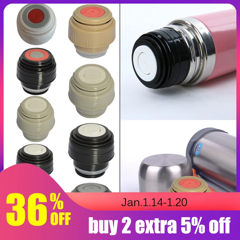 Пластиковая крышка термоса Вакуумная Flsak Термочашка бутылка для походов фляга с