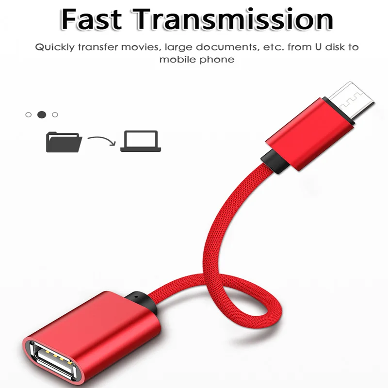 OTG адаптер usb-кабель OTG type C к USB адаптер OTG Быстрая зарядка конвертер передачи данных MicroUSB OTG для samsung Xiaomi huawei