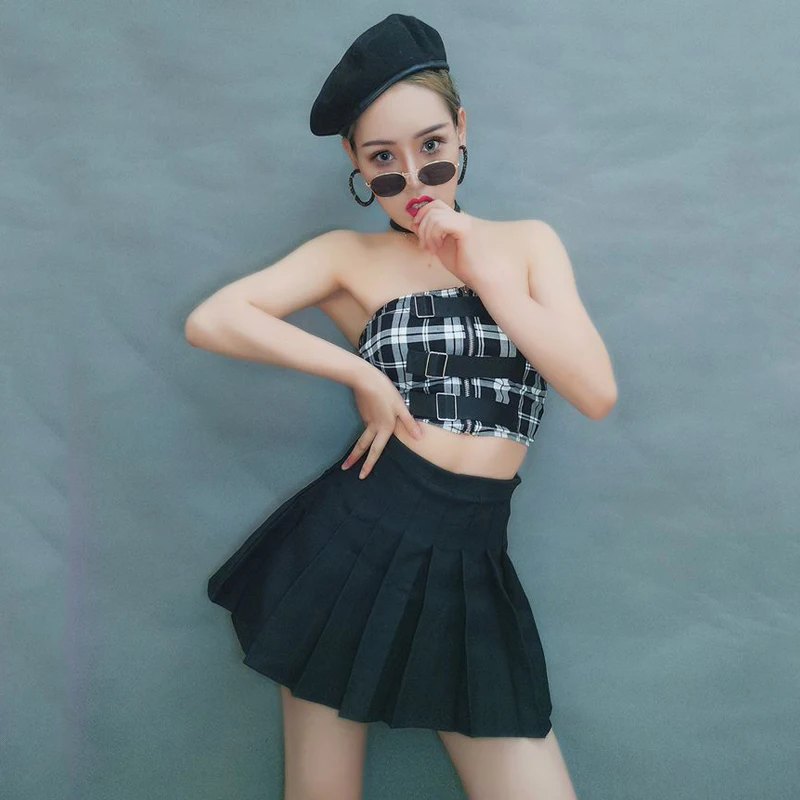 Женский костюм для джазового танца DS одежда выступлений на сцене Gogo Dancer Street/Pole Dance