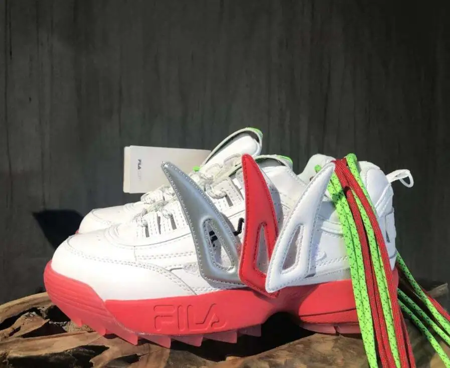 Fila/мужские кроссовки золотого и серебряного цвета дышащие 2 Zapatillas женские с