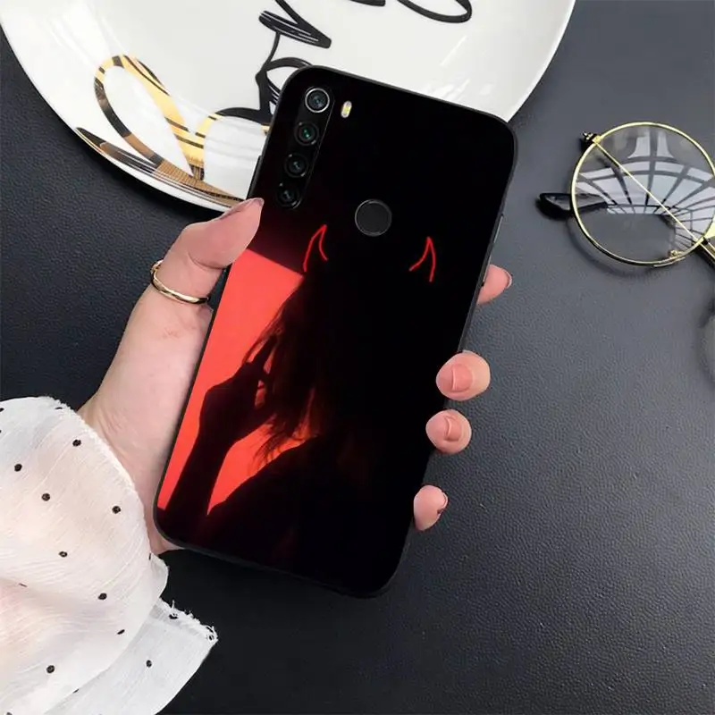 

Devil sexy fashion cartoon art Lovely Girl Phone Case For Xiaomi Redmi 7 8 9t a3Pro 9se k20 mi8 max3 lite 9 note 9s 10 pro