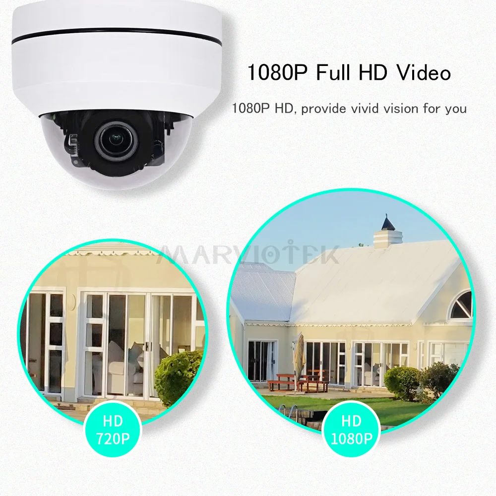 IP камера 1080P POE уличная мини ПНН s HD N ight видеонаблюдения металлическая с 4 кратным
