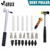 car body paintless dent removal tools aluminum dent hammer with knock down head tap down tools set dent repair kit