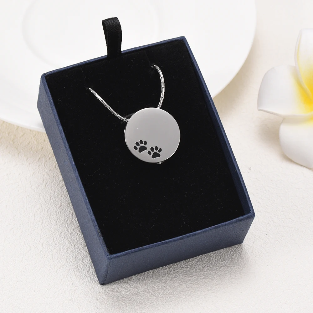 Большая Акция X069! Ожерелье Круглое для кремации с цепочкой мужчин и женщин |