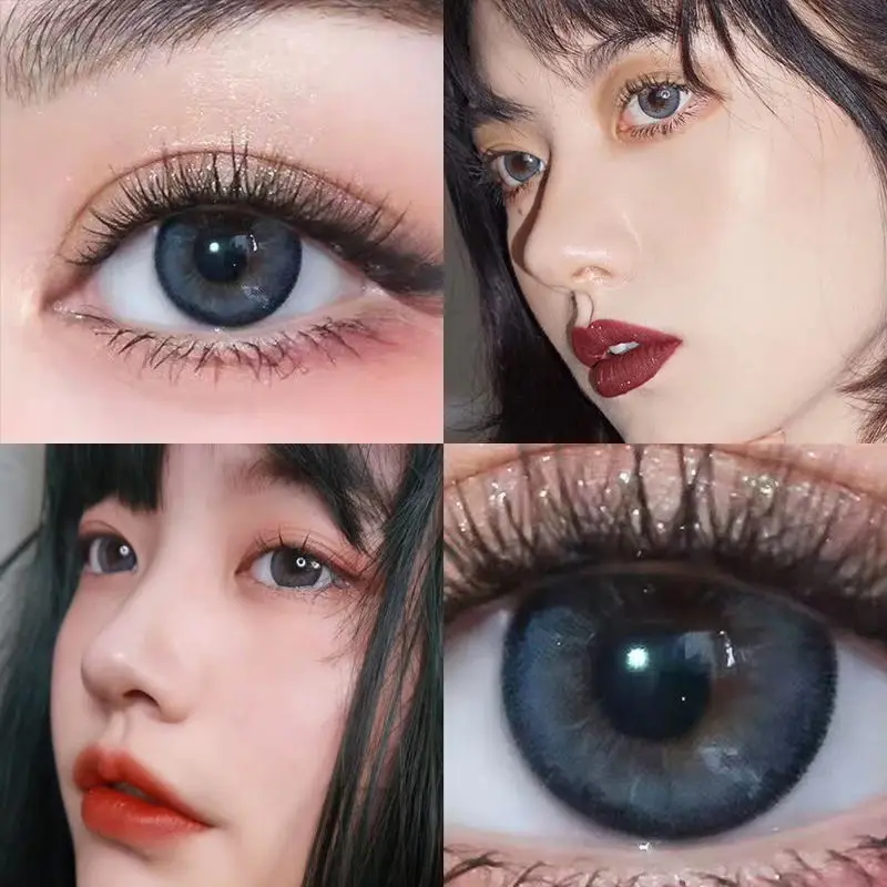 ovolook 2pcspair colored lenses for eyes color contact lenses beauty eye contacts comestic eye color lens free casesdia14mm free global shipping