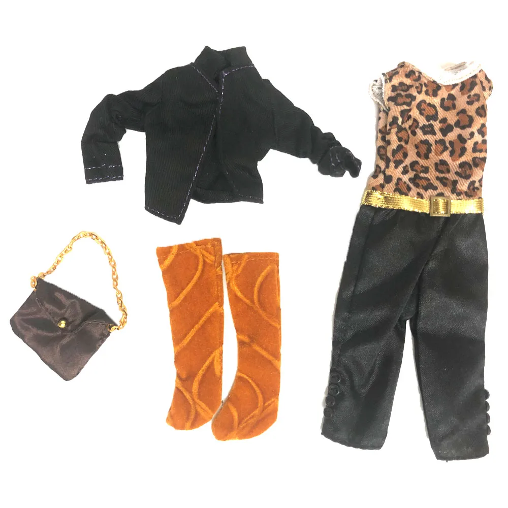 Новый кукольный костюм NK Повседневная модная офисная одежда + обувь сумка для