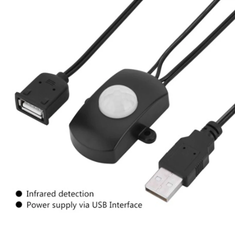 

Mini USB PIR Infrared Motion Sensor Switch Detector Automatic Switch for Light