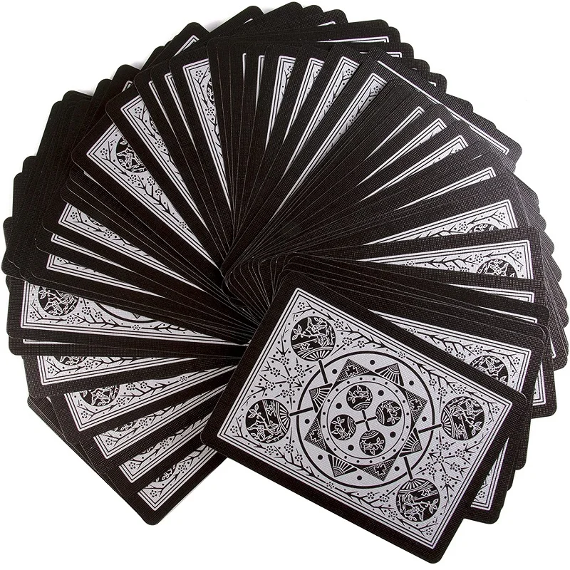 Ellusionist Tally-Ho Viper игральные карты велосипед Черный Веер задняя колода покер размер