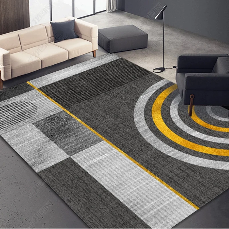 

Nordic Living Room Carpet Abstract geometry Pattern Child Kids Play Mat Large carpet Home Hallway floor Rug Bedroom Mat alfombra