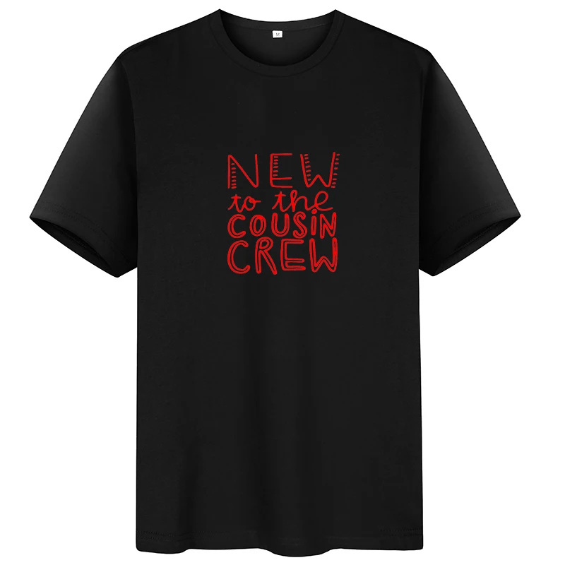 Srivb Новый брата с круглым вырезом надписью в стиле хип-хоп футболка Для женщин 2019