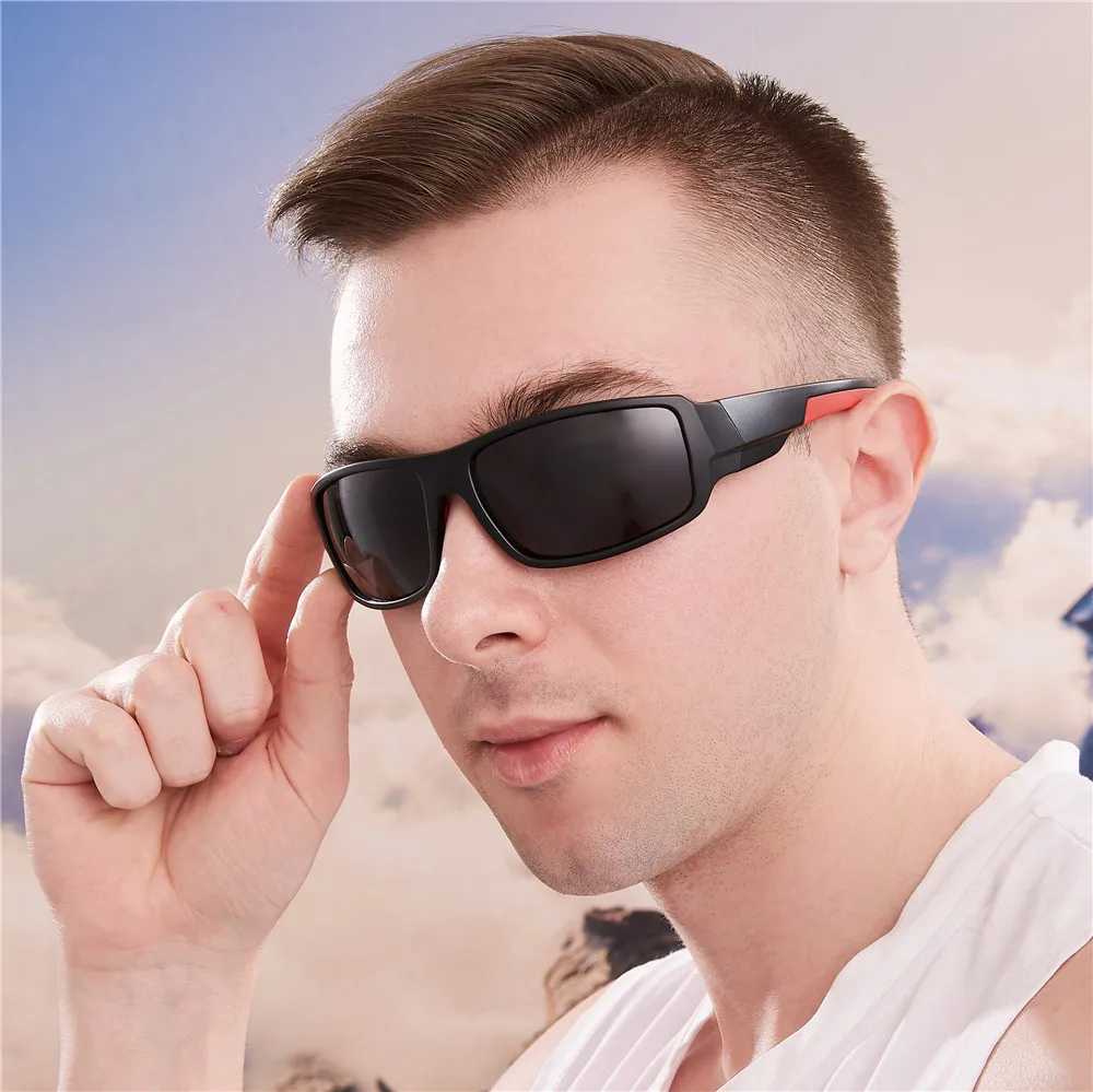 

Солнцезащитные очки мужские и женские, спортивные, ультралегкие, с оттенком света, Vazrobe мужские очки для вождения, TR90