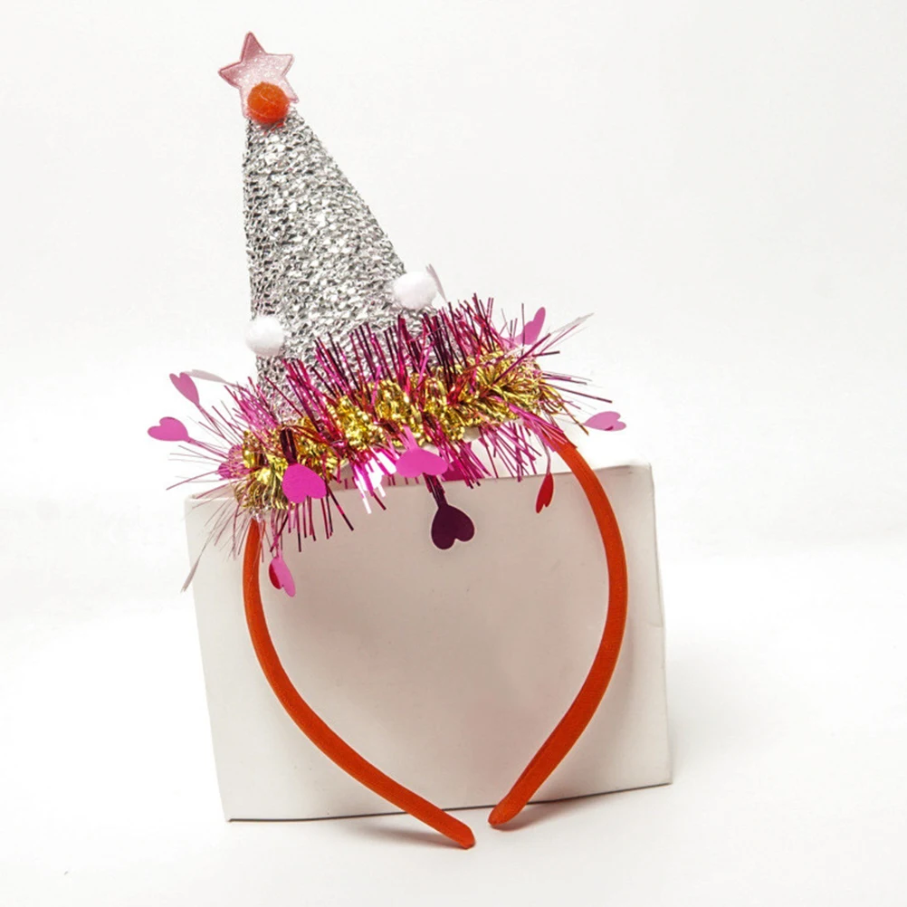 3 шт. головные уборы повязки на голову декоративная шляпа блестящие