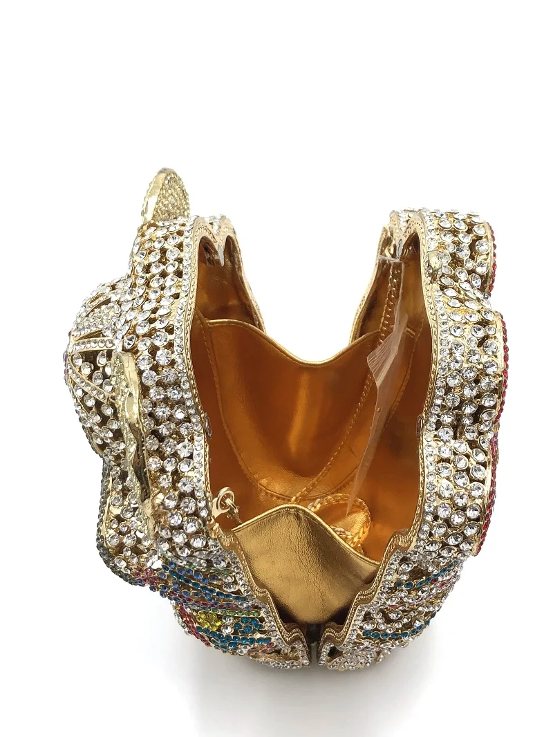 Bee In Fly 3D Thai Buddhism Elephant Crystal Women Evening Clutch Bags Wedding Formal Dinner Handbags and Purses Party Bag | Багаж и сумки