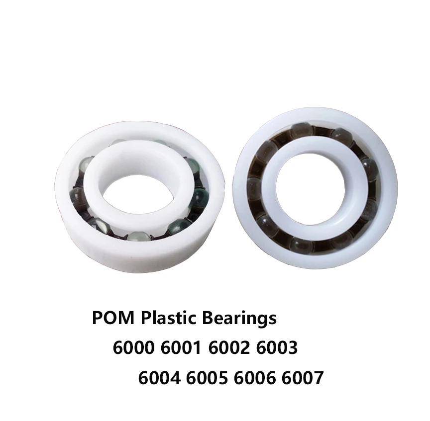 Подшипники из пластика POM нейлоновые подшипники 6000 6001 6002 6003 6004 6005 6006