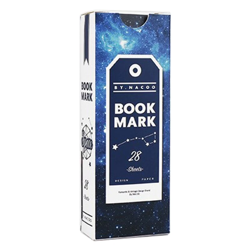 

Retro Bookmark Colored Space Bookmark Paper Creative Stationery Tab For Books Office School Supplies