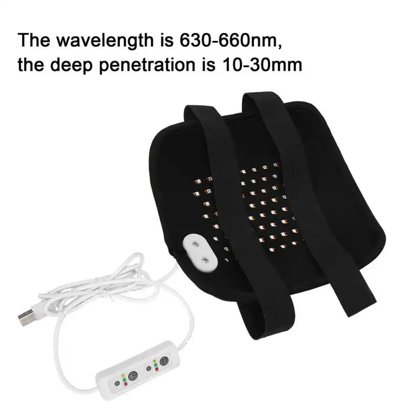 

Deep Penetrating Knee Belt Red Light Therapy Belt Deep Penetrating Pain Relieve Belt for Knee Rheumatism Arthritis