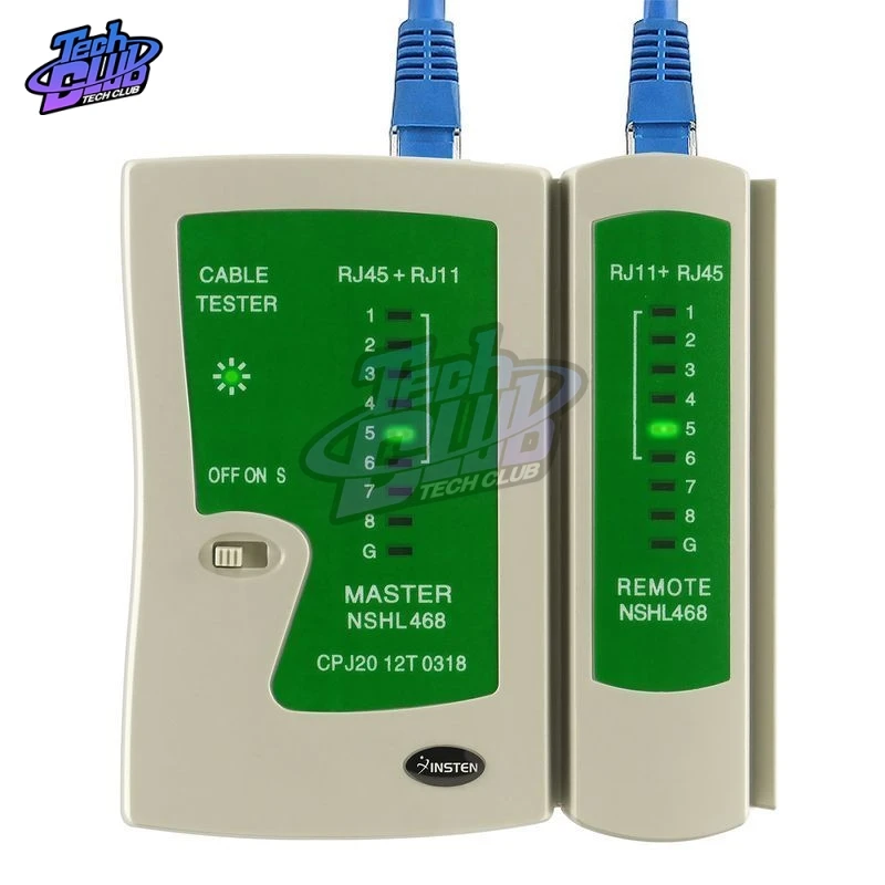 Кабельный тестер RJ45 RJ11 RJ12 CAT5 UTP LAN профессиональный детектор сетевых